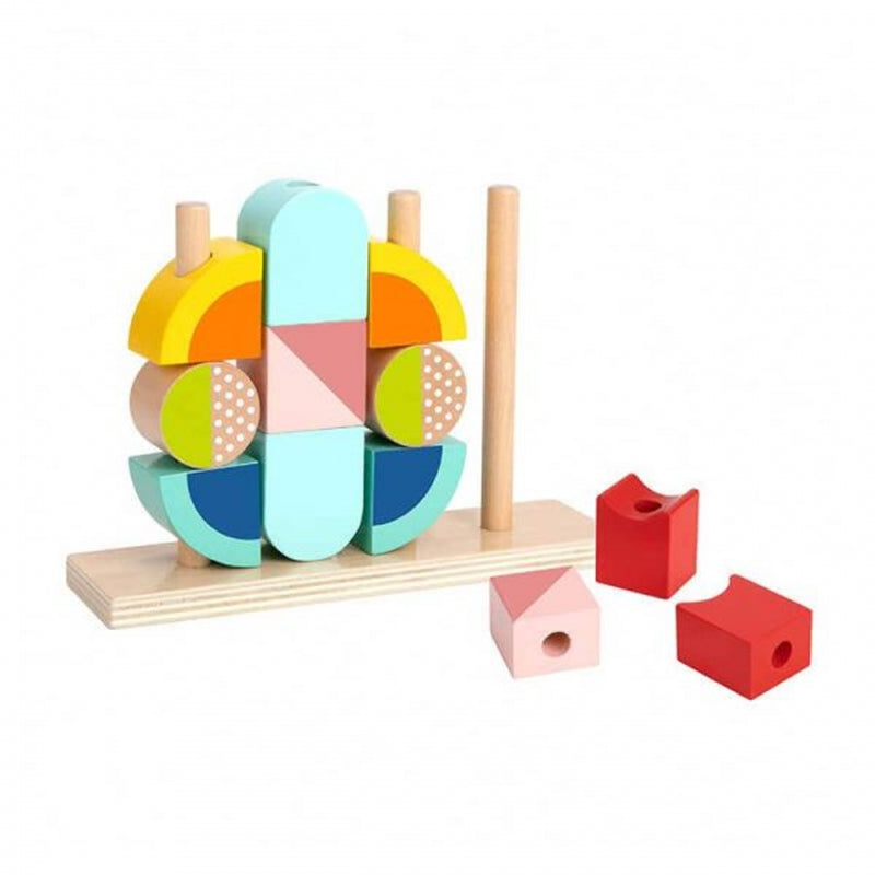 TOOKY TOY Creatieve houten 3D-ruimteblokken krab