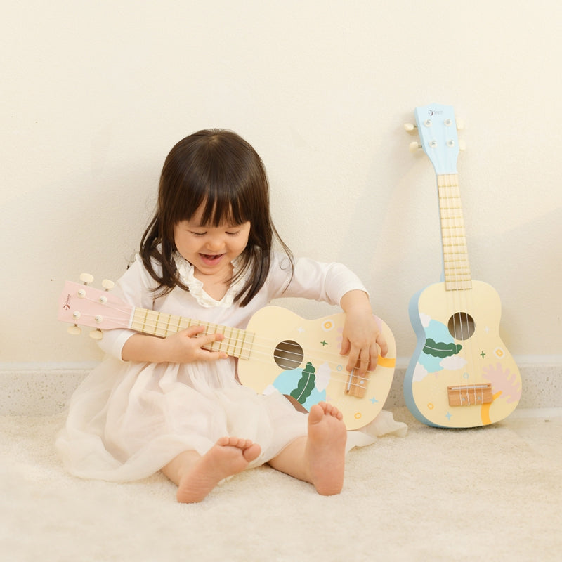 CLASSIC WORLD Houten Gitaar voor Kinderen - Blauw
