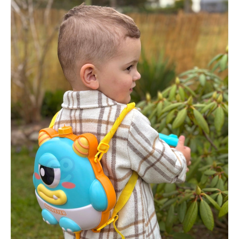 WOOPIE Waterpistool met Rugzak in de vorm van UFO MONSTER Inhoud 2,1 liter