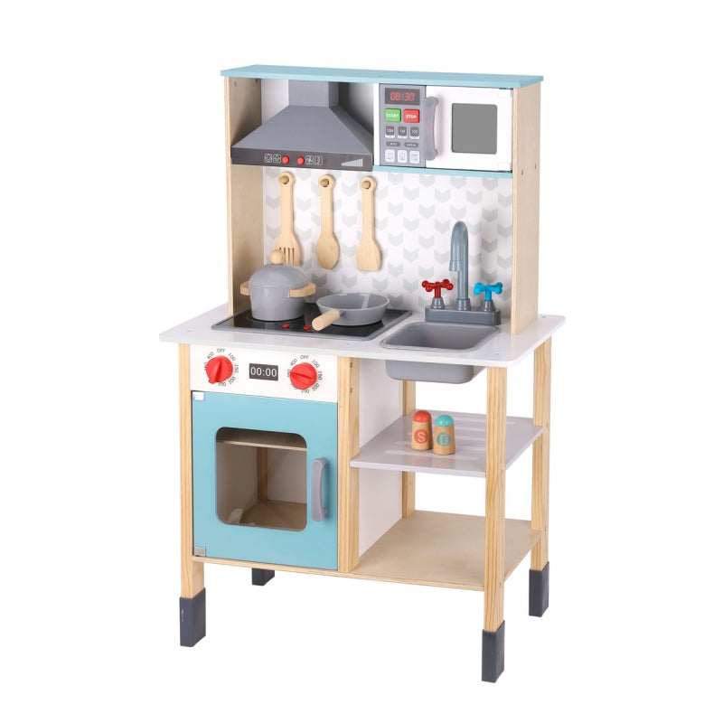 TOOKY TOY Grote Houten Speelgoed Keuken voor Kinderen - 10 stuks FSC