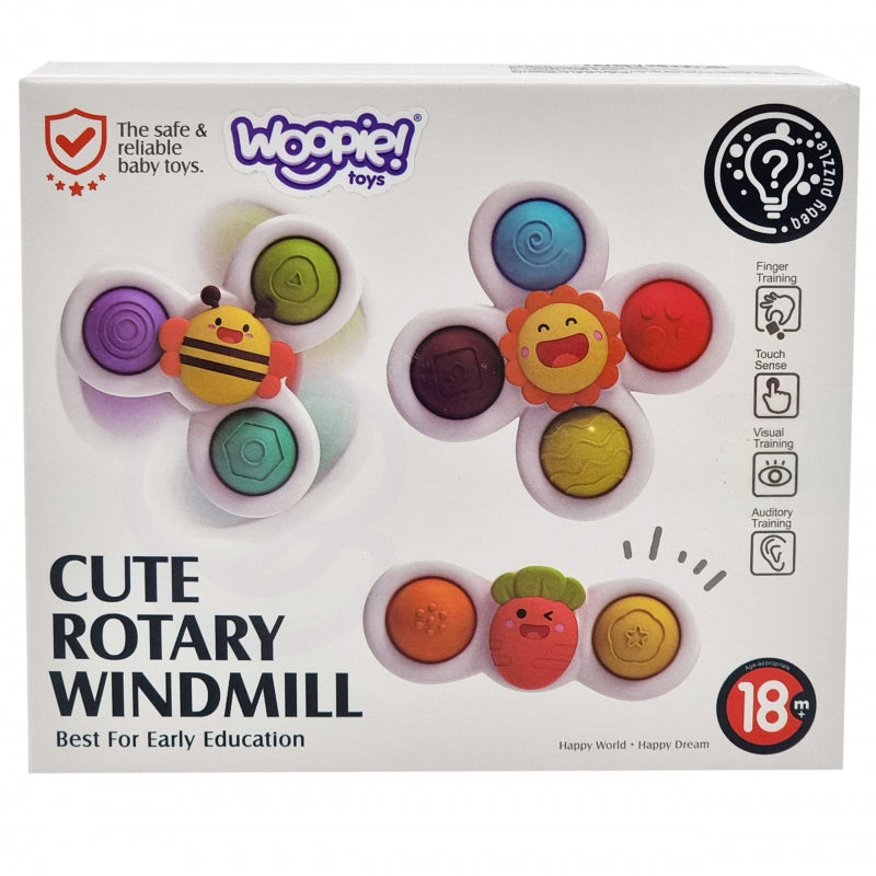WOOPIE BABY 3-in-1 Fidget Spinner - Sensorisch Speelgoed - Educatief