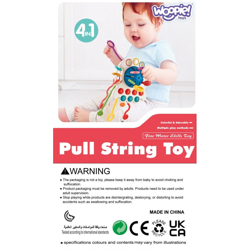 WOOPIE BABY Bijtring en Sensorisch Speelgoed - Multifunctionele Bijtring 0+ - Montessori speelgoed