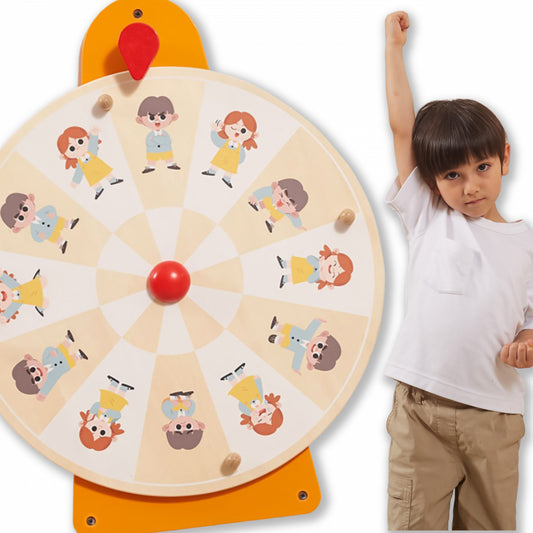 VIGA  Emotie rad met FSC Certificaat - Herken emoties - Montessori speelgoed
