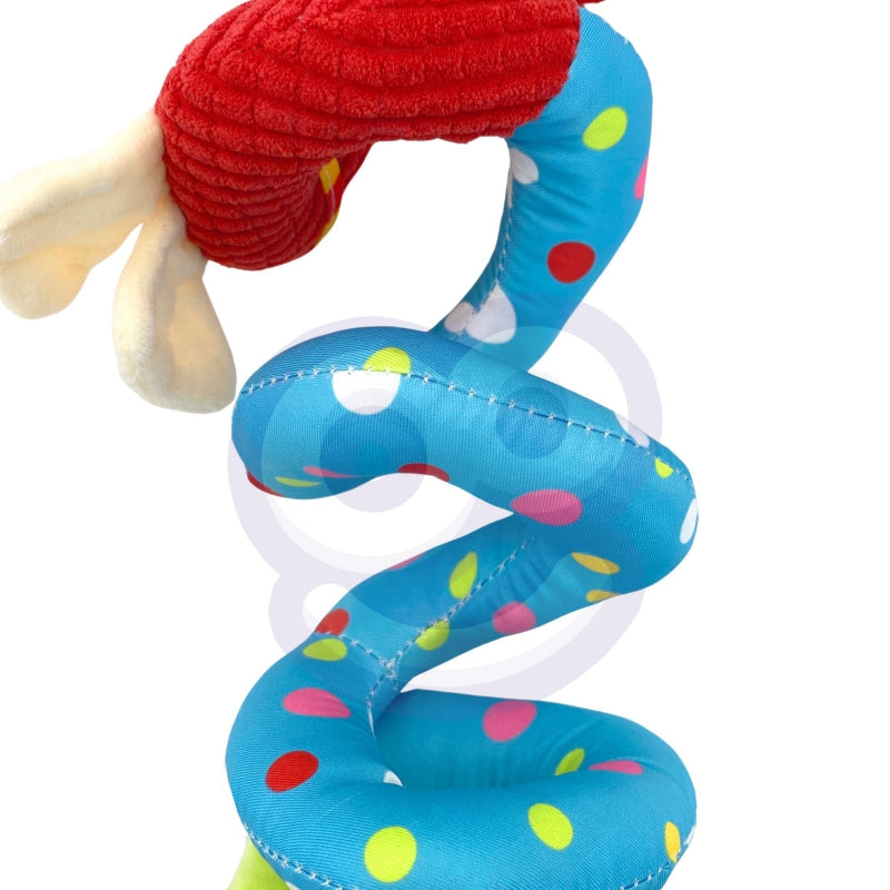 WOOPIE Zachte Educatieve Spiraalhanger voor Kinderwagen of Ledikant – Hondje