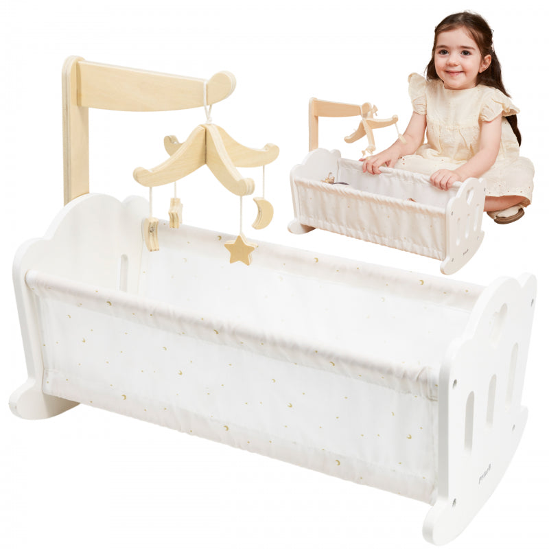 VIGA houten poppenwieg