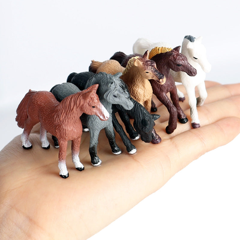 WOOPIE Speelgoed Paardenfiguurtjes set van 16 stuks