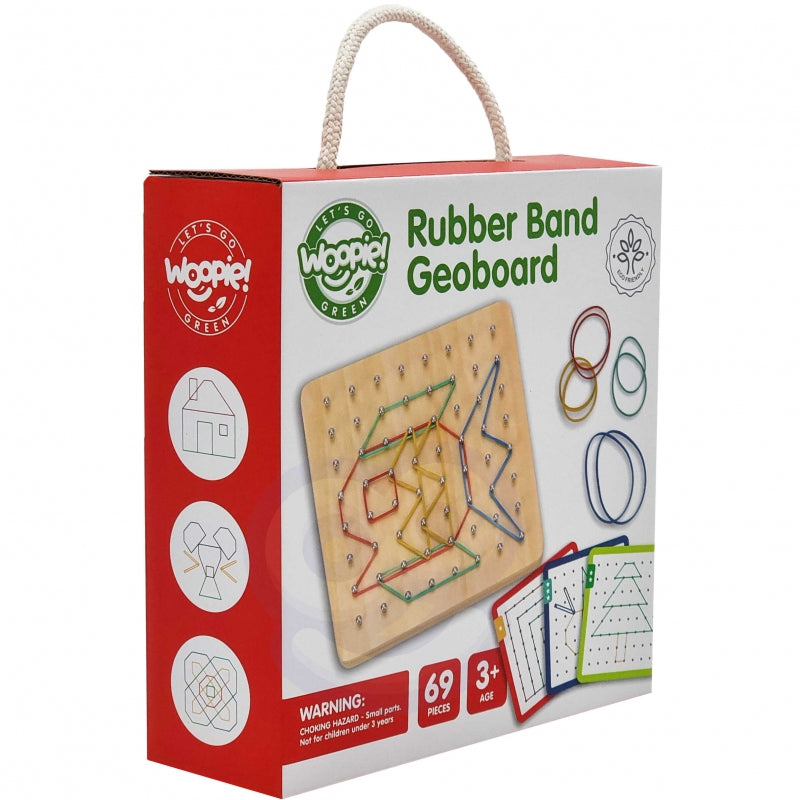 WOOPIE Elastieken Houten Puzzel 69 stuks