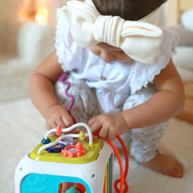 Woopie sensorische educatieve activiteitenkubus voor Baby's