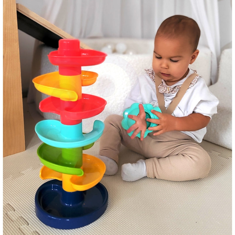 WOOPIE BABY Kogelbaan, spiraalbaan inclusief 2 Ballen