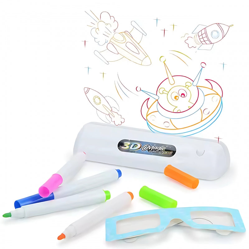 WOOPIE Magnetyczna Tablica 3D Podświetlenie LED do Rysowania