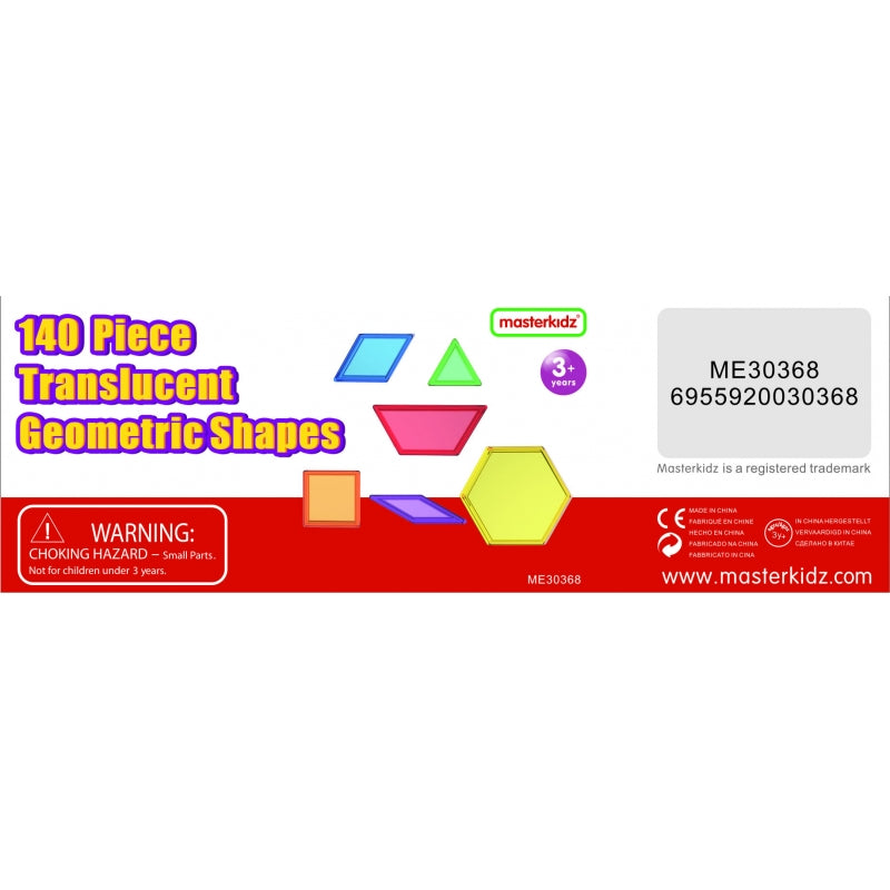 MASTERKIDZ Tangram Mozaïekblokkenset - 140 stuks