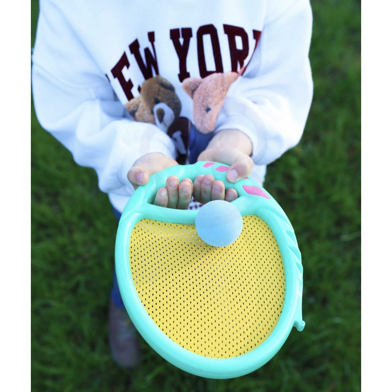 WOOPIE Behendigheidsspel CATCH BALL 2 Batjes + 2 Ballen