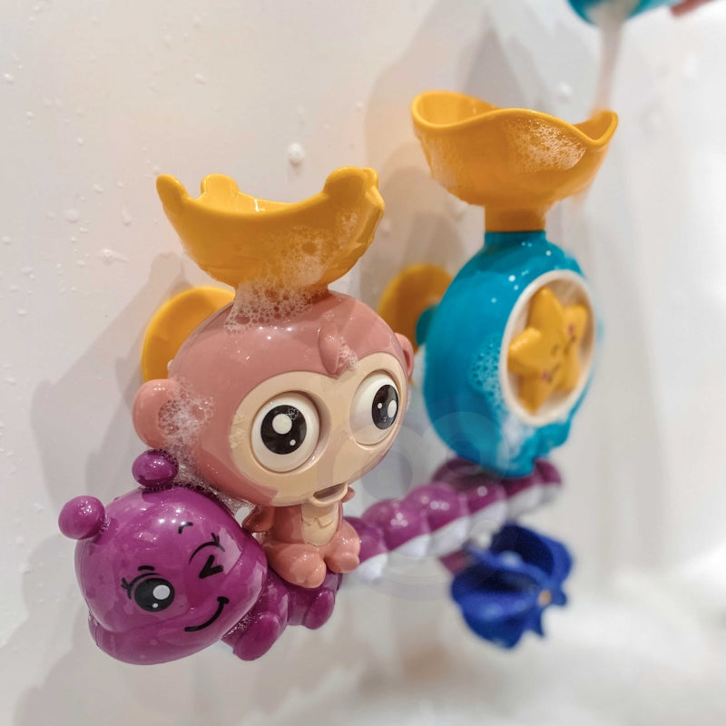 WOOPIE Badspeelgoed Aapje + Beker voor Baby's