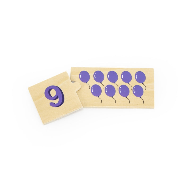 VIGA Houten Memorie Puzzelset