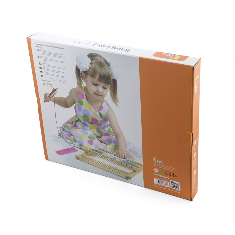 VIGA Houten Weefraam – Weefwerkplaats – Montessori Weefset