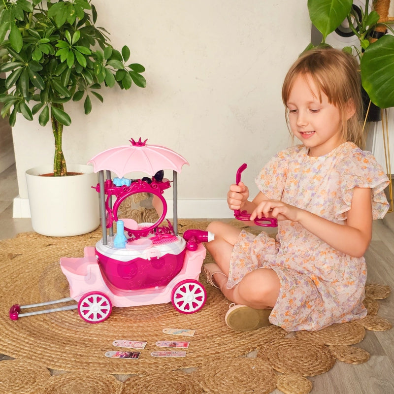 WOOPIE Beauty Salon, Schoonheidssalon op Wieltjes – Trolley met 31 Accessoires