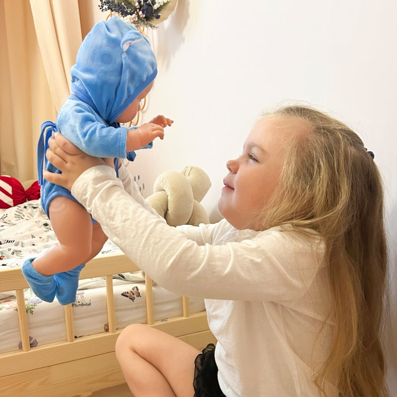 WOOPIE Babypop in Teddybeerpakje 46 cm