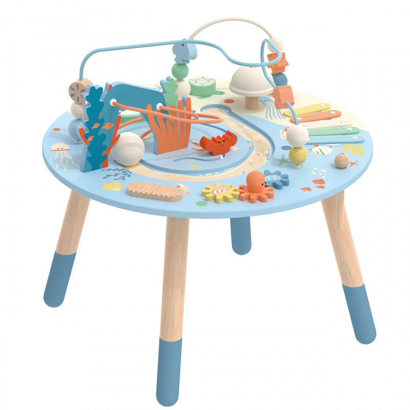 CLASSIC WORLD Houten Activiteitentafel "Sea Life" Thema met geluid