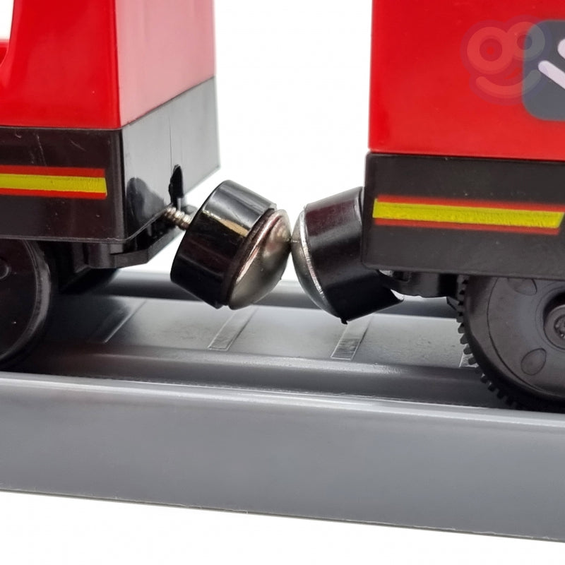 WOOPIE Elektronische speelgoed trein set 92 stuks - Met auto, treinbaan, Helikopter en meer
