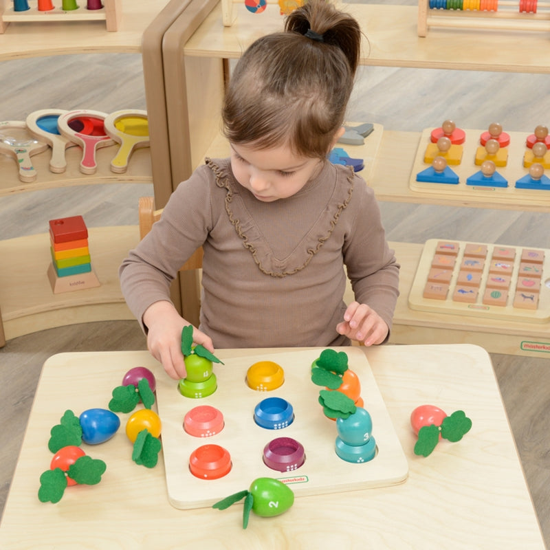 MASTERKIDZ Groenten Educatief Leerbord - Leren met Cijfers & Kleuren