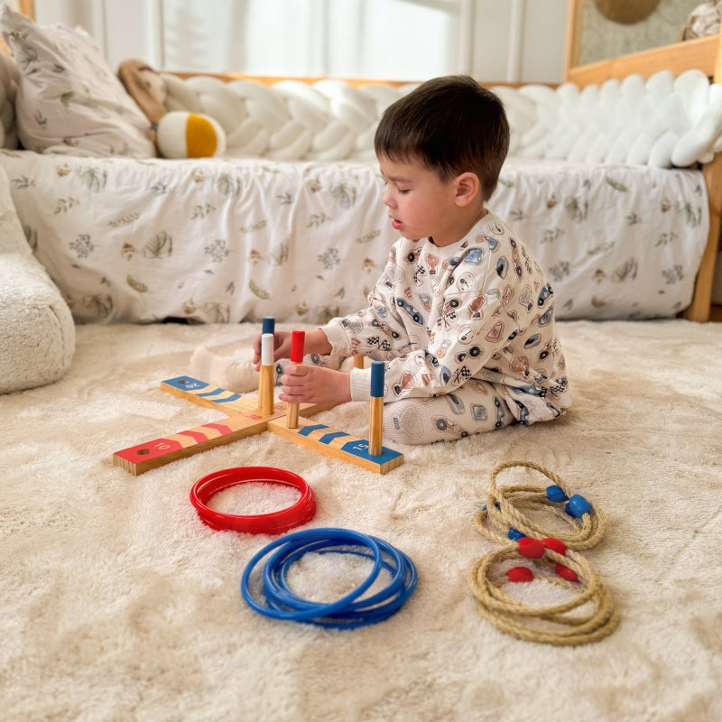 TOOKY TOY Houten Ring werpen spel