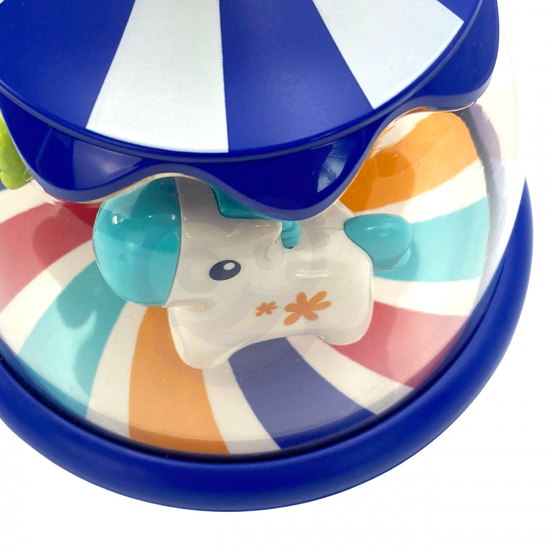 WOOPIE Kleurrijke Paardjes Blauwe speelgoed Tol-Carrousel voor Baby's
