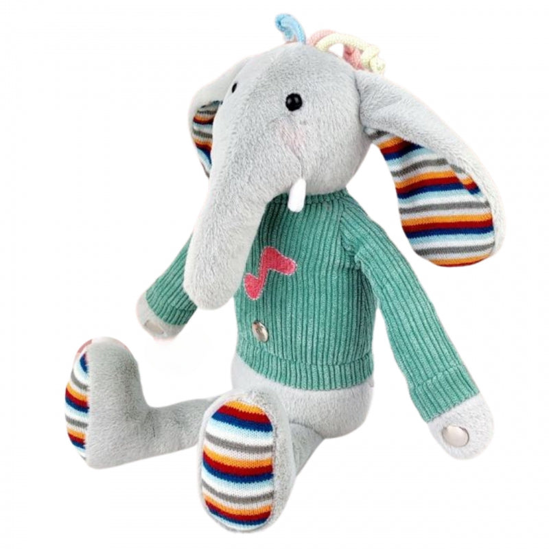 WOOPIE Interactieve Knuffelolifant met Geluid en Licht voor Baby's