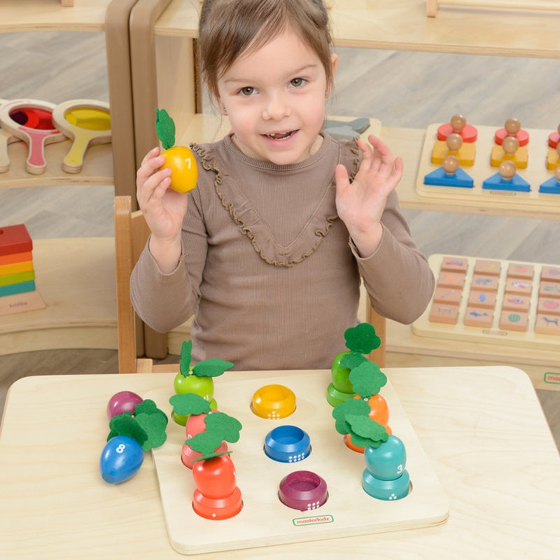 MASTERKIDZ Groenten Educatief Leerbord - Leren met Cijfers & Kleuren