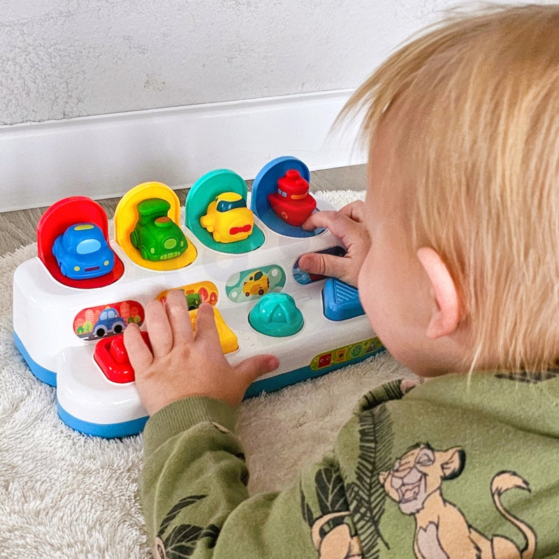 WOOPIE Educatief Speelgoed Pop-up Voertuigen voor baby's