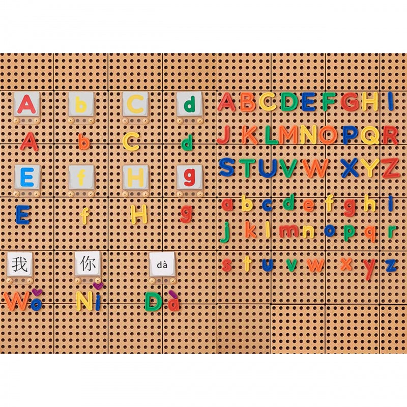 MASTERKIDZ Alfabetletterset voor STEM-wandpanelen - 122 stuks