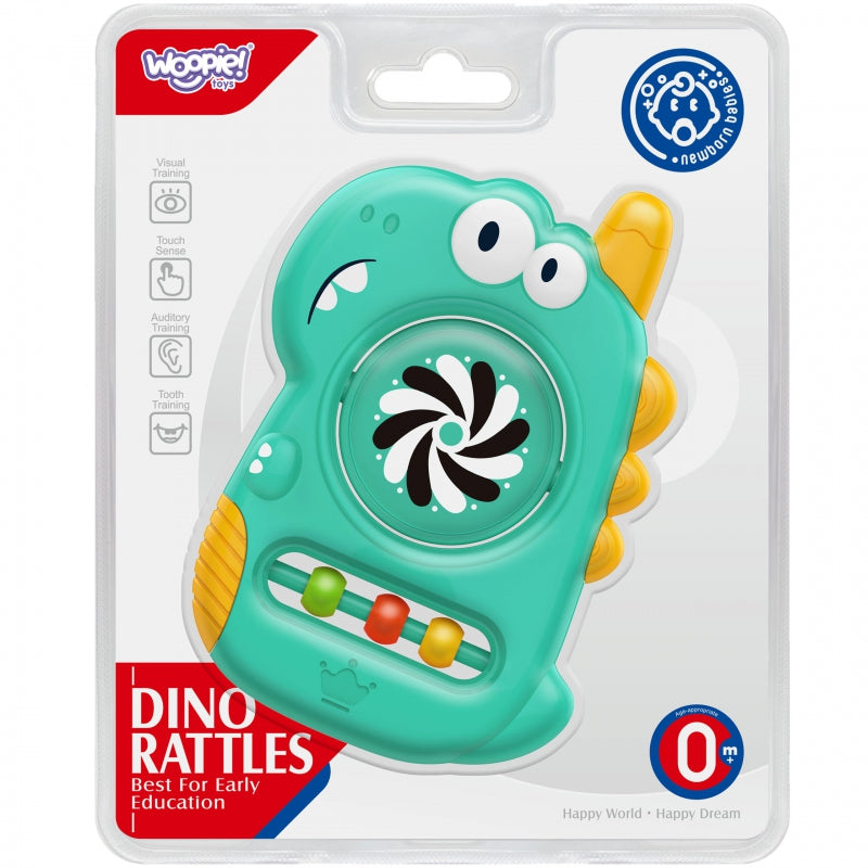 WOOPIE Sensorisch Speelgoed  voor Baby's Bijtspeeltje, Spiegel Dino