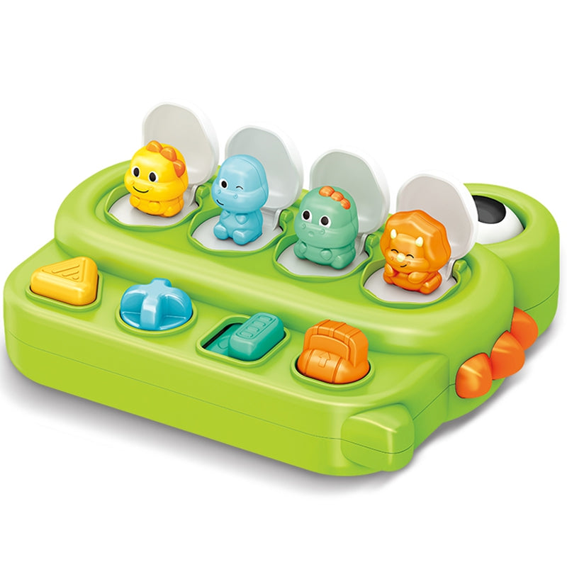 WOOPIE BABY Educatief Speelgoed Springende Dino’s - POP-UP
