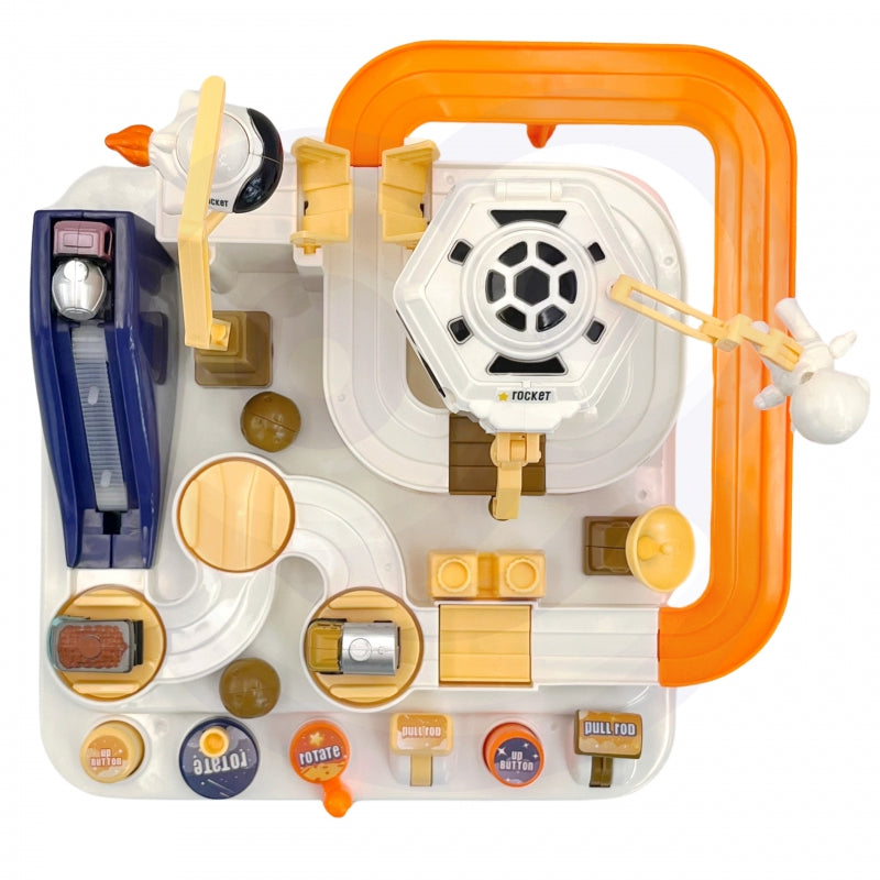 WOOPIE Interactieve Autobaan Hindernisbaan 'Ruimteavontuur van de Astronaut'