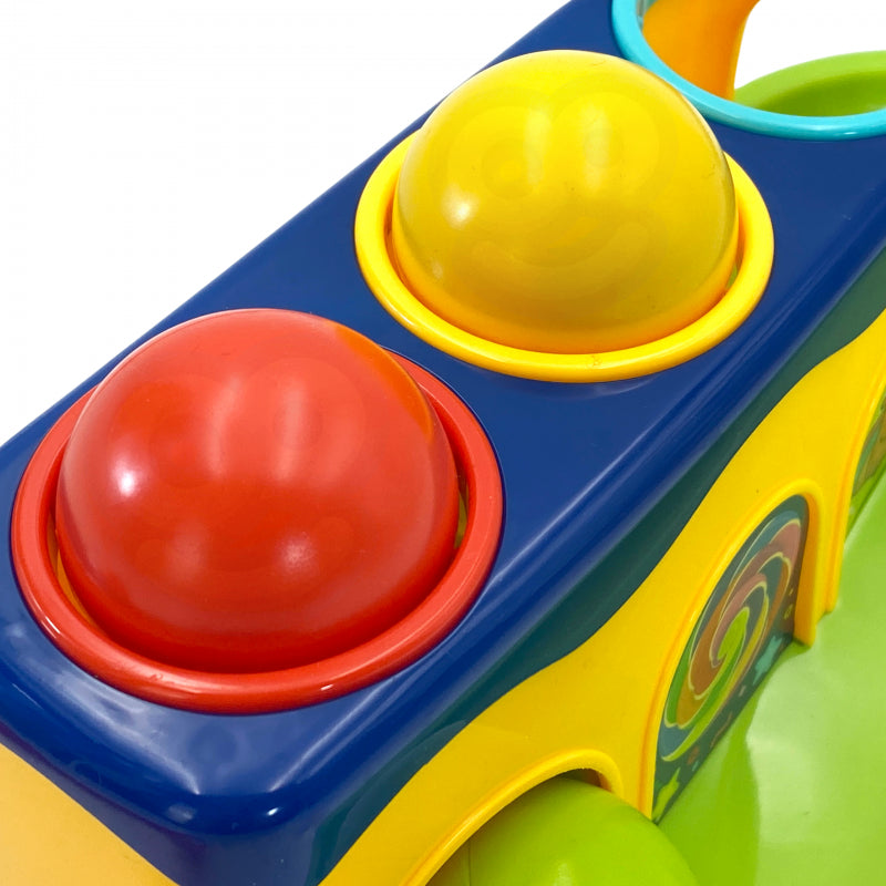 WOOPIE BABY Kleurrijke Doorsteek Hamerbank met Hamertje - Montessori Speelgoed