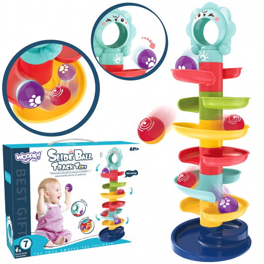 WOOPIE BABY Kogelbaan, spiraalbaan inclusief 2 Ballen