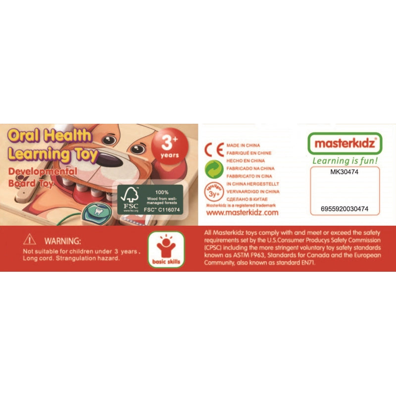 MASTERKIDZ Gezonde mondhygiëne Leerset in Hond thema