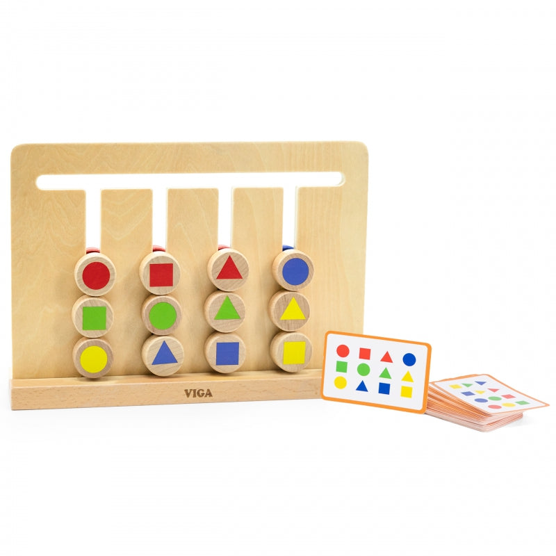 VIGA Kleur- en Vormpuzzel spel