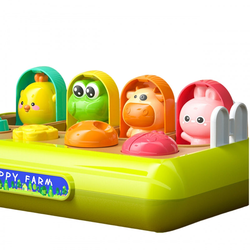 WOOPIE BABY Educatief Speelgoed Pop-up Dieren Gelukkige Boerderij
