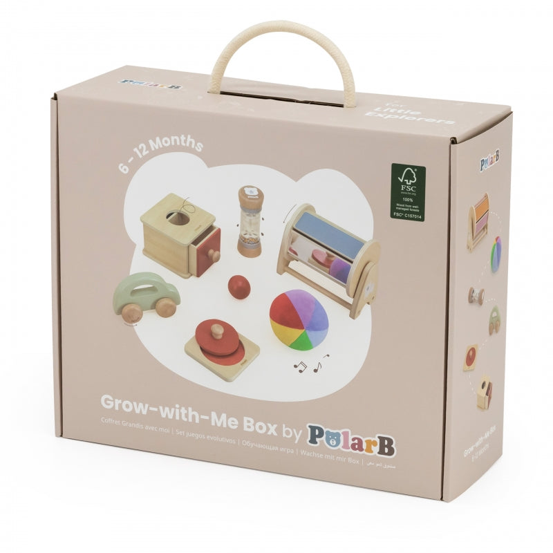 VIGA Educatieve Baby Speelgoedkistenset van 6 maanden tot 12 maanden
