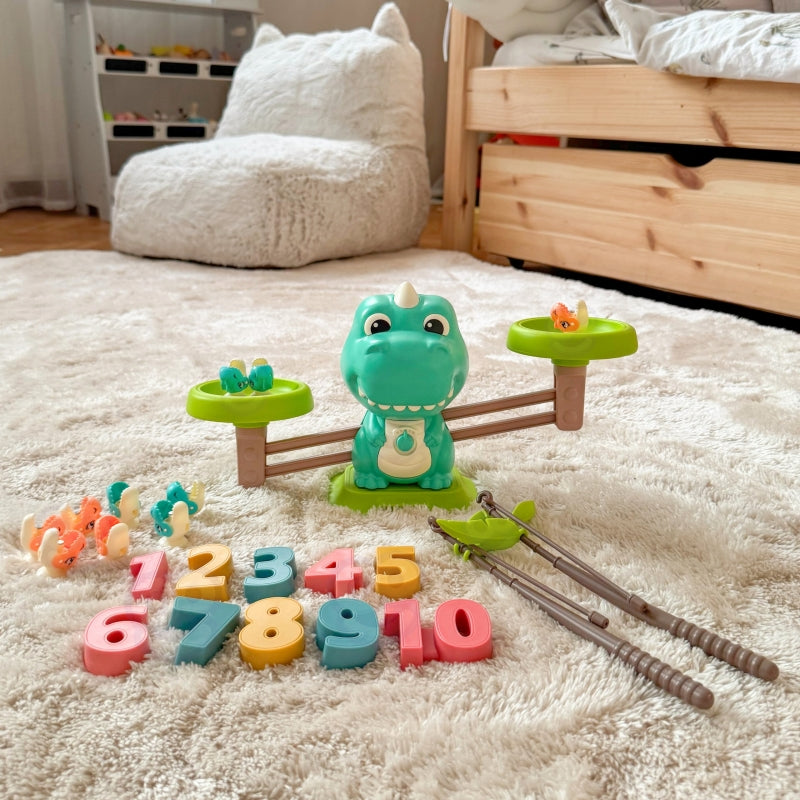 WOOPIE Weegschaal Balansspel Vissen Vangen met telraam