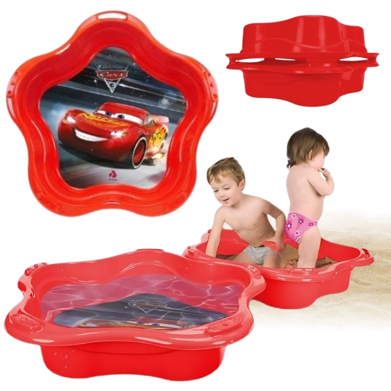 Cars Zandbak Zwembad Schelp 4in1