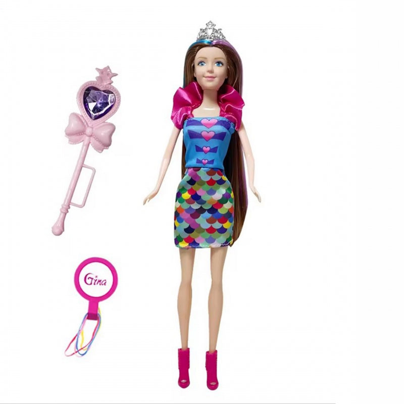 WOOPIE SpeelgoedSet van 4 Magische Prinsessen inclusief Accessoires