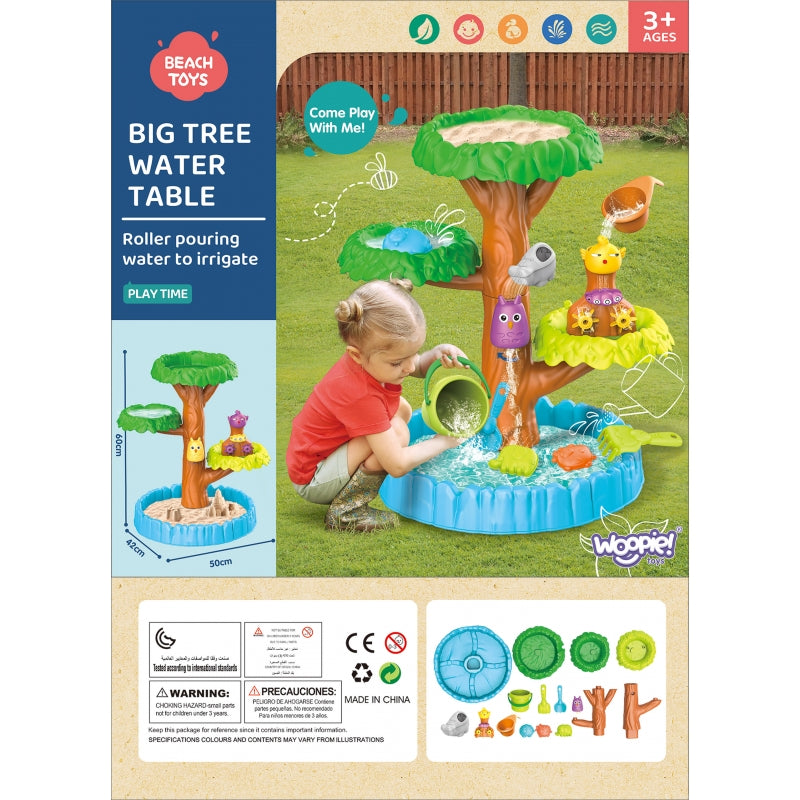 WOOPIE 2-in-1 Zand- en Watertafel - Zandbak- In vorm van Boom