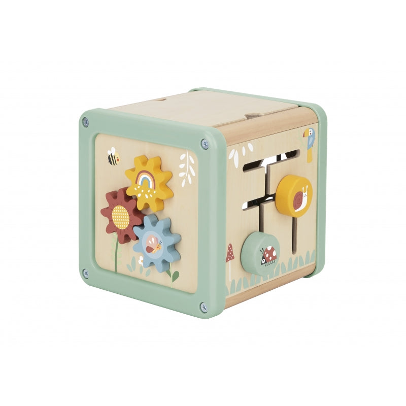 WOOPIE Houten Activiteitenkubus + Multifunctionele Educatieve Sorteerder