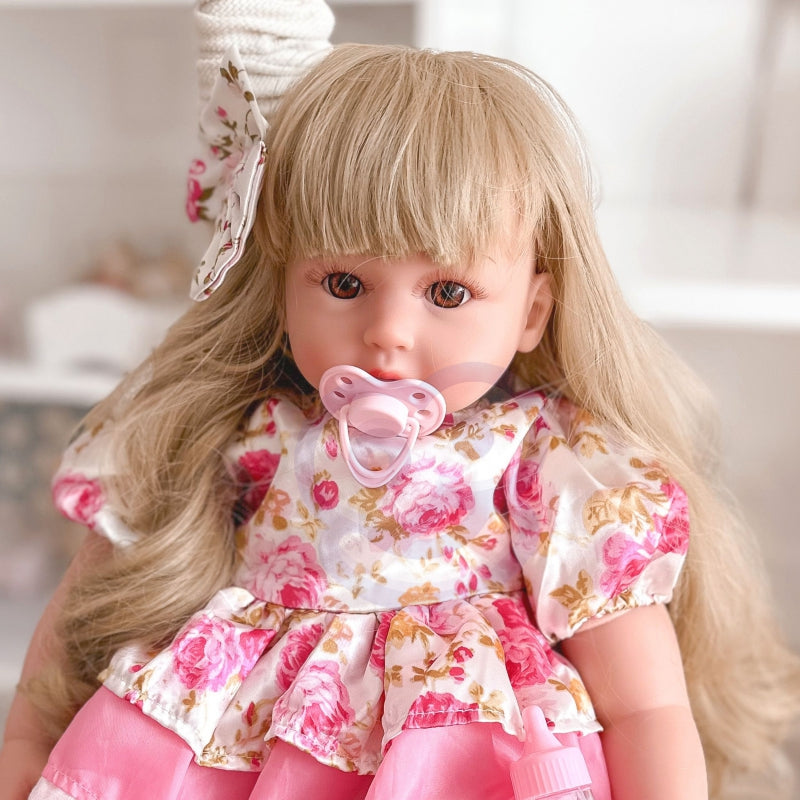 WOOPIE Vrouwelijk Realistische speelpop Blond - Met Beweging & Geluid