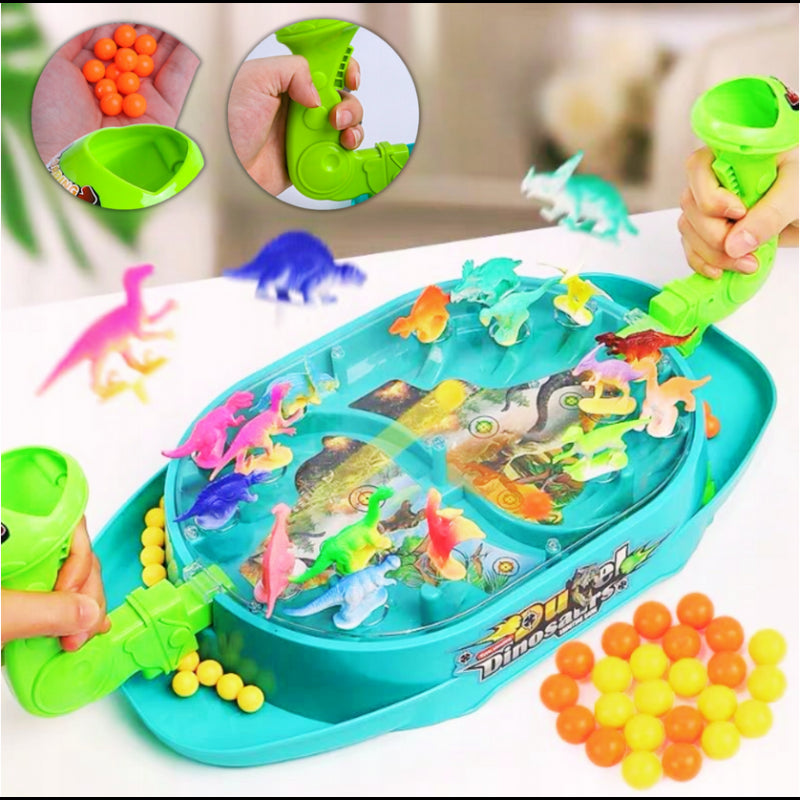 WOOPIE Dinosaurus Gevecht bordspel -  Behendigheidsspel - Schietspel