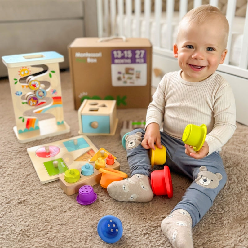 TOOKY TOY Speelgoed Box voor 13 - 15 Maanden - XXL