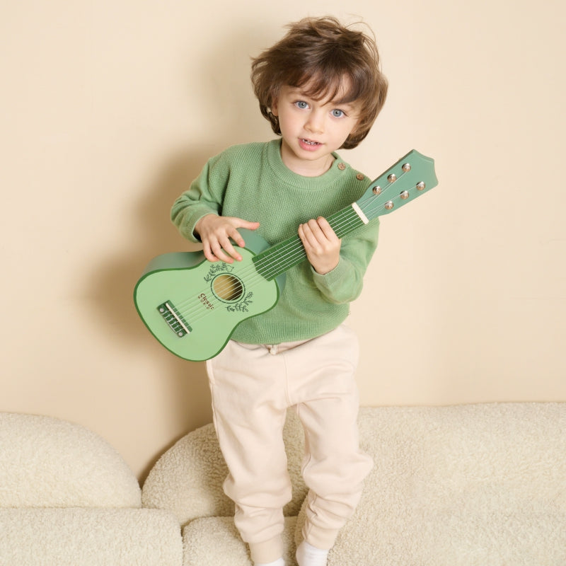 CLASSIC WORLD Houten Gitaar voor Kinderen vanaf 3 jaar - Groen
