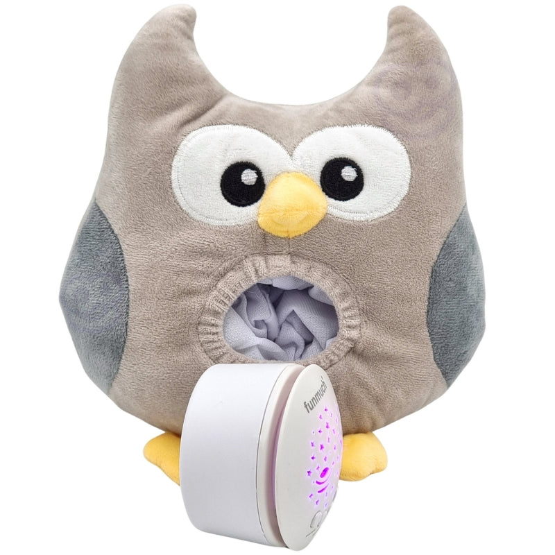 WOOPIE Knuffel en Slaapprojector Uiltje voor Baby's – 10 Wiegeliedjes