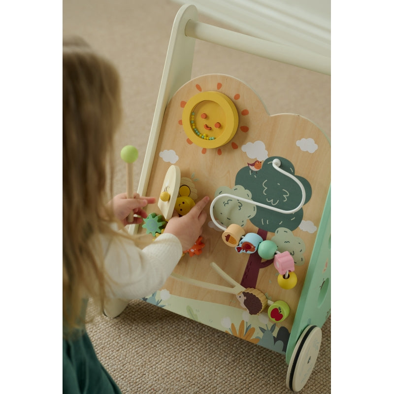 CLASSIC WORLD Houten Multifunctionele Duwwagen 8-in-1